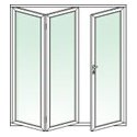 Three Section Bi-Fold Door (2/1)
