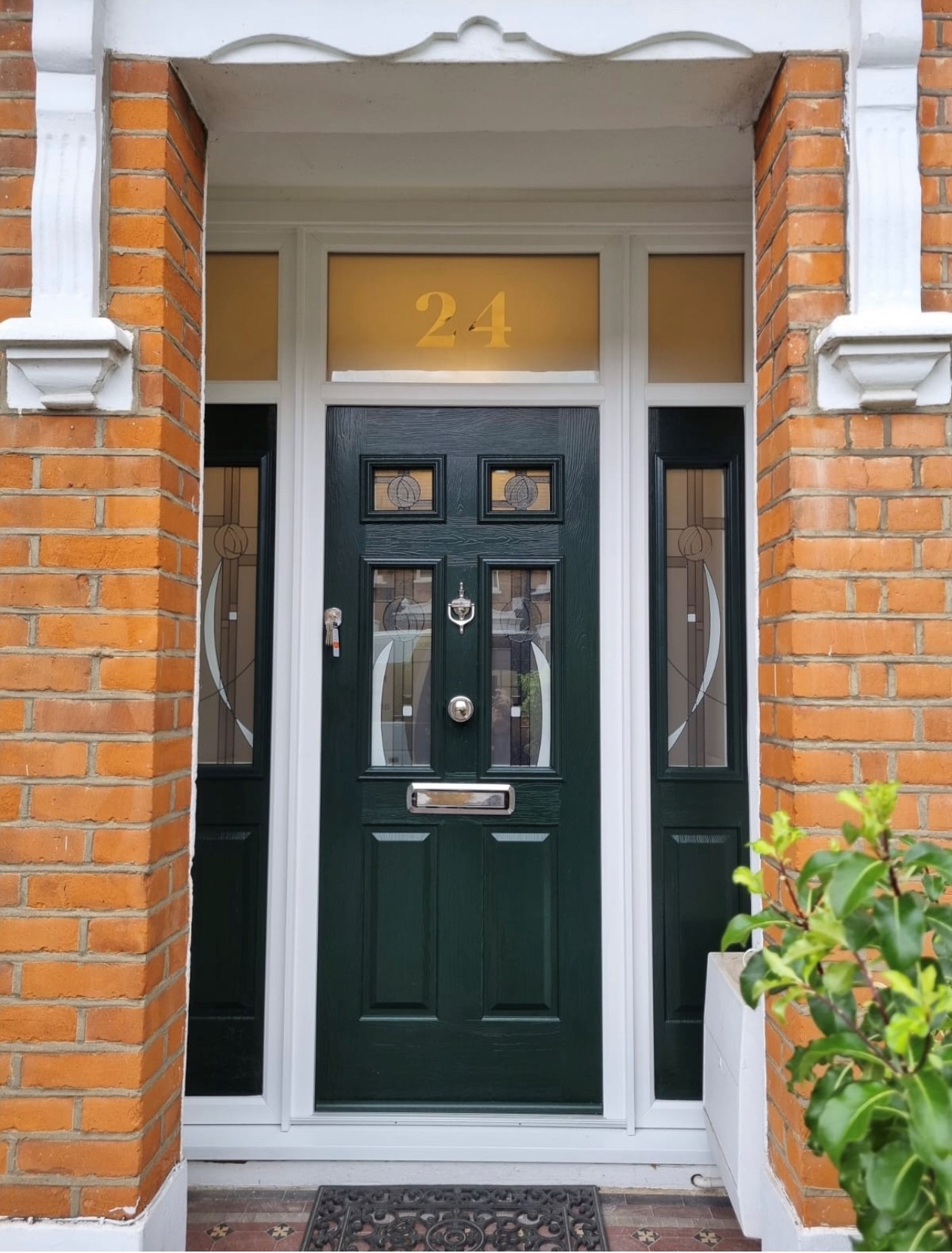 Charming Green Front Door in Enfield by Barnet Window Company Enfield